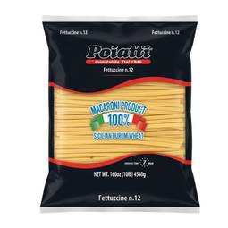 Poiatti Fettuccine #12, 100% Sicilian Wheat 1