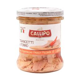 Callipo Yellowfin Tuna Chunks w/ Hot Peppers 1