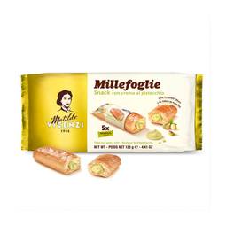 Matilde Vicenzi Pistachio Cream Puff Pastry Rolls Millefoglie 1
