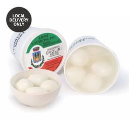 Lioni Latticini Ovoline Fresh Mozzarella in Water, 4oz Balls 1