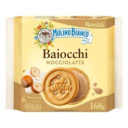 Mulino Bianco Baiocchi Hazelnut Cream Cookies 1