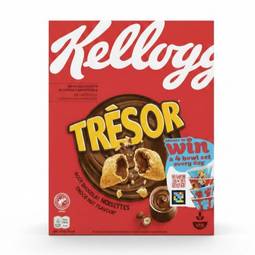 Kelloggs French Tresor Chocolate Hazelnut Cereal 1