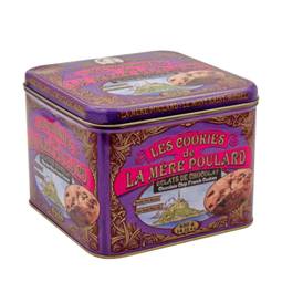 La Mere Poulard French Chocolate Chip Cookies in Luxury Tin 1