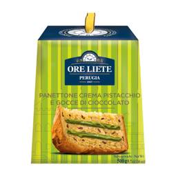 Ore Liete Preorder: Panettone with Pistachio Cream and Chocolate Chip 1