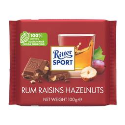Ritter Sport Rum, Raisin & Hazelnut Chocolate 1