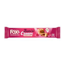 Fox's Jam N Cream Raspberry Vanilla Biscuits 1