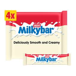 Nestle Milkybar White Chocolate Bar, 4-Pack 1