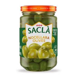 Sacla Whole Nocellara Green Olives in Brine 1