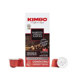 Kimbo Medium Dark Roast Espresso, 10 Aluminum Capsules 2