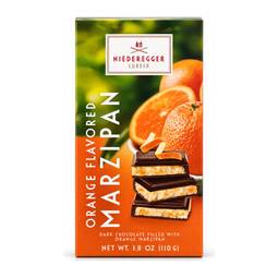 Niederegger Orange Marzipan Dark Chocolate Bar 1