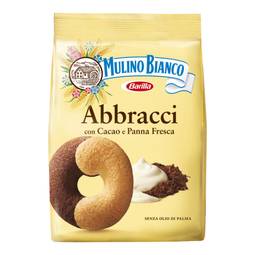 Mulino Bianco Abbracci Cocoa Cream Cookies 1