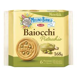 Mulino Bianco Baiocchi Pistachio Cream Cookies 1