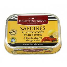 Mouettes D'Arvor Sardines with EVOO, Lemon Confit & Pepper 1