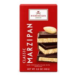 Niederegger Classic Marzipan Dark Chocolate Bar 1