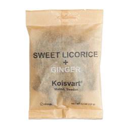 Kolsvart Sweet Licorice & Ginger Swedish Vegan Gummy 1