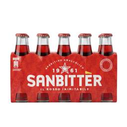 San Pellegrino Sanbitter Non-Alcoholic Red Bitters Aperitif, 10 x 3.38 fl oz 1