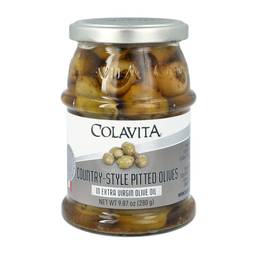 Colavita Country Style Pitted Olives in EVOO 1