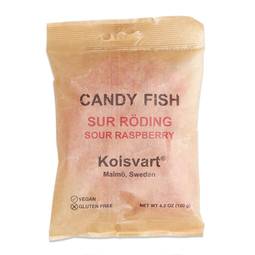 Kolsvart Sour Raspberry Swedish Vegan Gummy 1