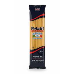 Poiatti Bucatini #5, 100% Sicilian Wheat 1