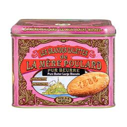 La Mere Poulard French Les Grandes Galettes Butter Cookies in Luxury Tin 1