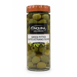 Cinquina Green Pitted Castelvetrano Olives 1