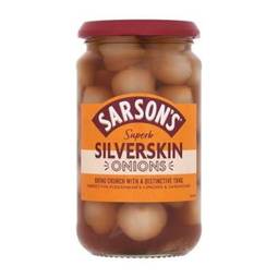 Sarson's Medium & Tangy Silverskin Onions 1