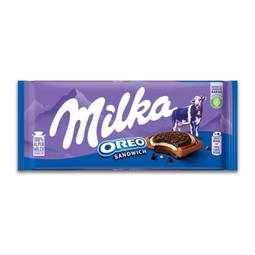 Milka Oreo Sandwich Chocolate Bar 1