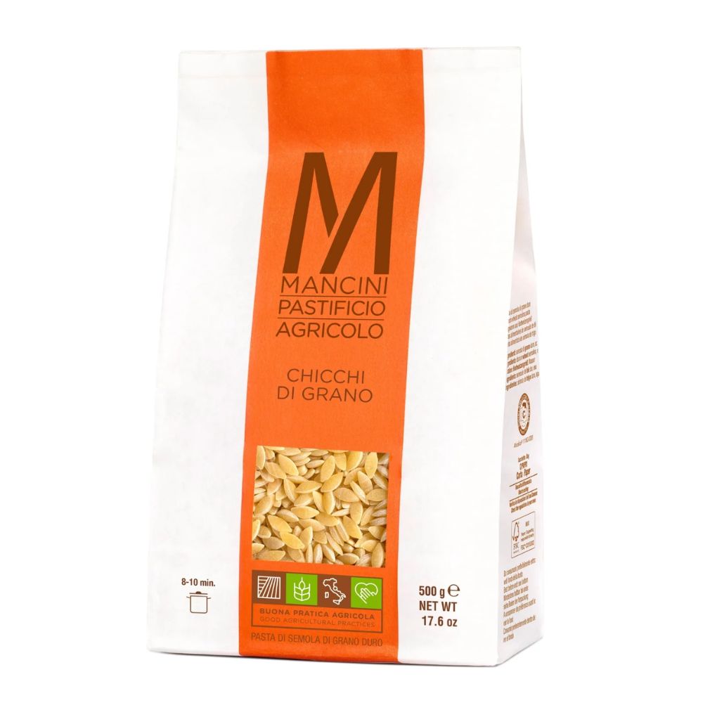 Mancini Chicchi di Grano Grain-Shaped Pasta 1