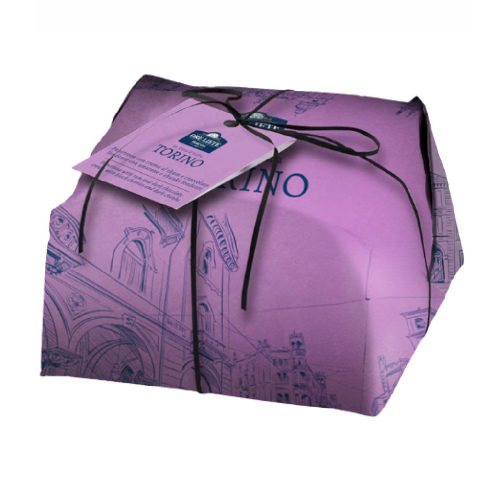 Ore Liete Amarena Cherry Panettone with Rum Chocolate 1