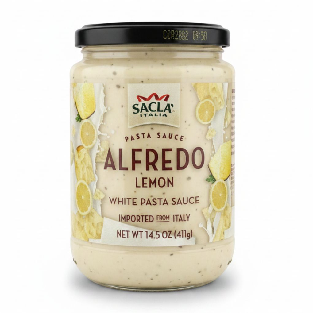 Sacla Lemon Alfredo Creamy Pasta Sauce 2