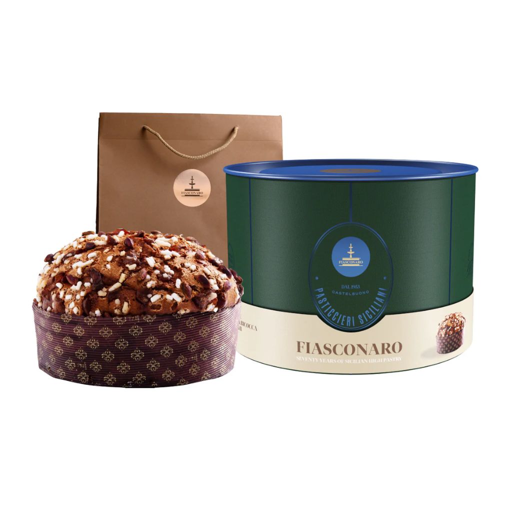 Fiasconaro Preorder: Panettone with Pineapple, Apricot & Pistachio 1