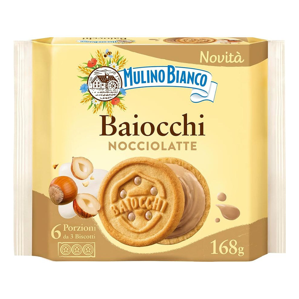 Mulino Bianco Baiocchi Hazelnut Cream Cookies 1