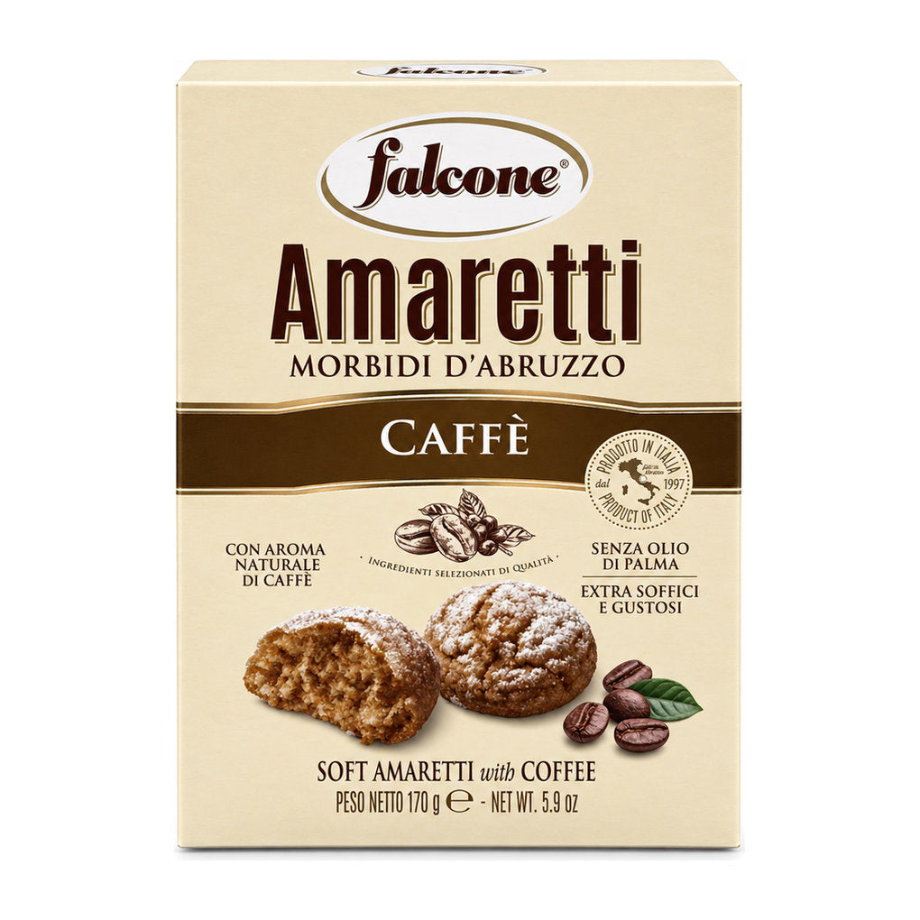 Falcone Soft Amaretti Cookies with Coffee 1