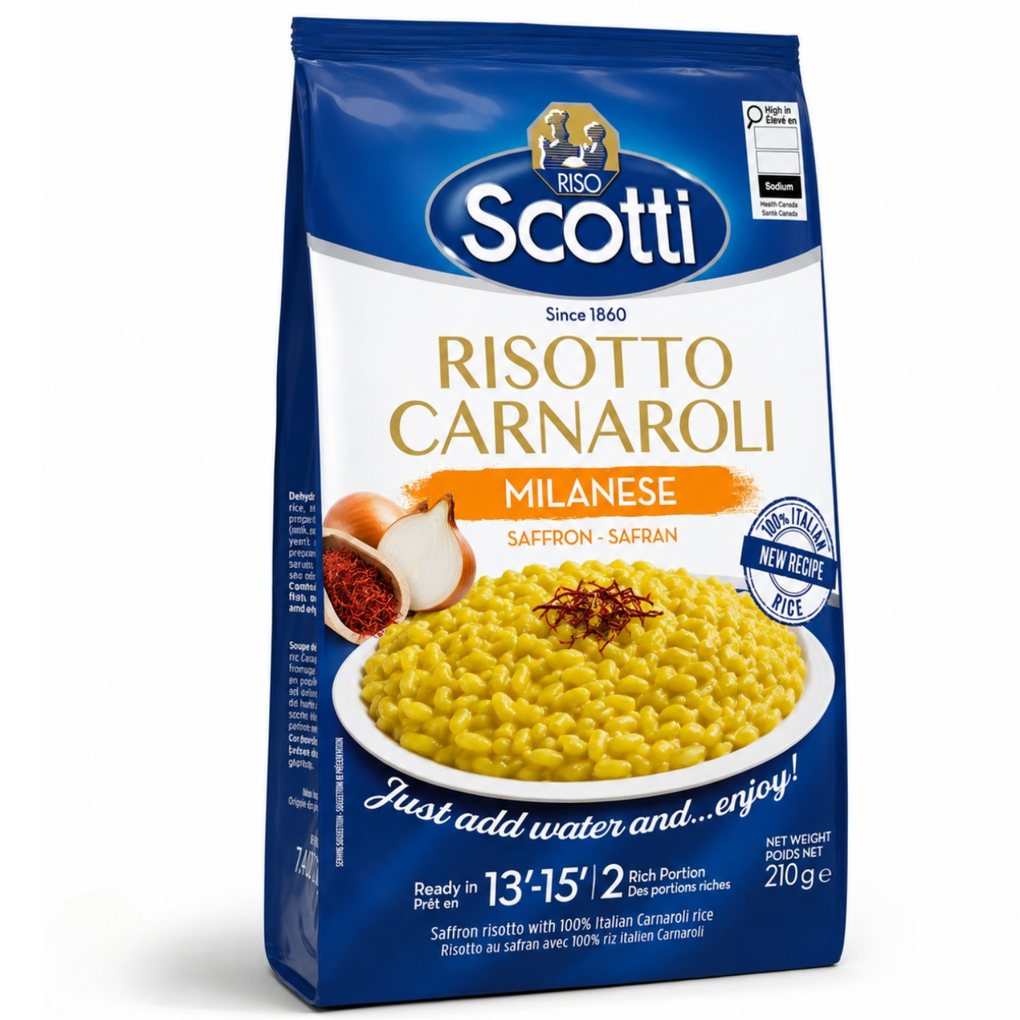 Riso Scotti Saffron Carnaroli Risotto 1