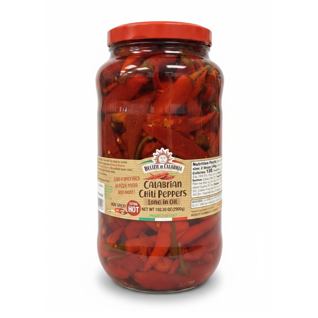 Delizie Di Calabria Calabrian Long Chili Peppers in Oil 1