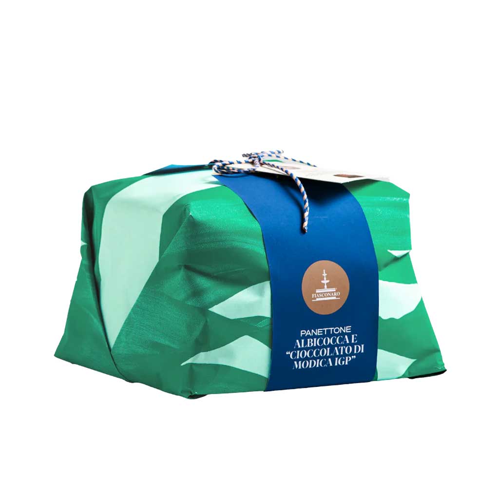 Fiasconaro Preorder: Panettone with Apricot and Modica Chocolate IGP 1
