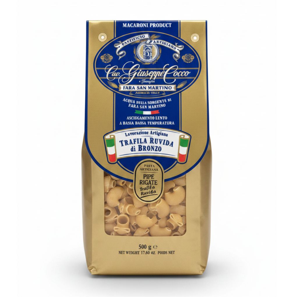 Giuseppe Cocco Organic Pipe Rigate Pasta 1