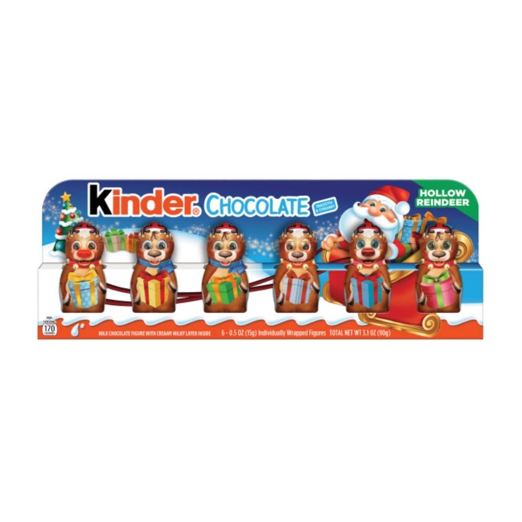 Kinder Milk Chocolate Reindeer 1