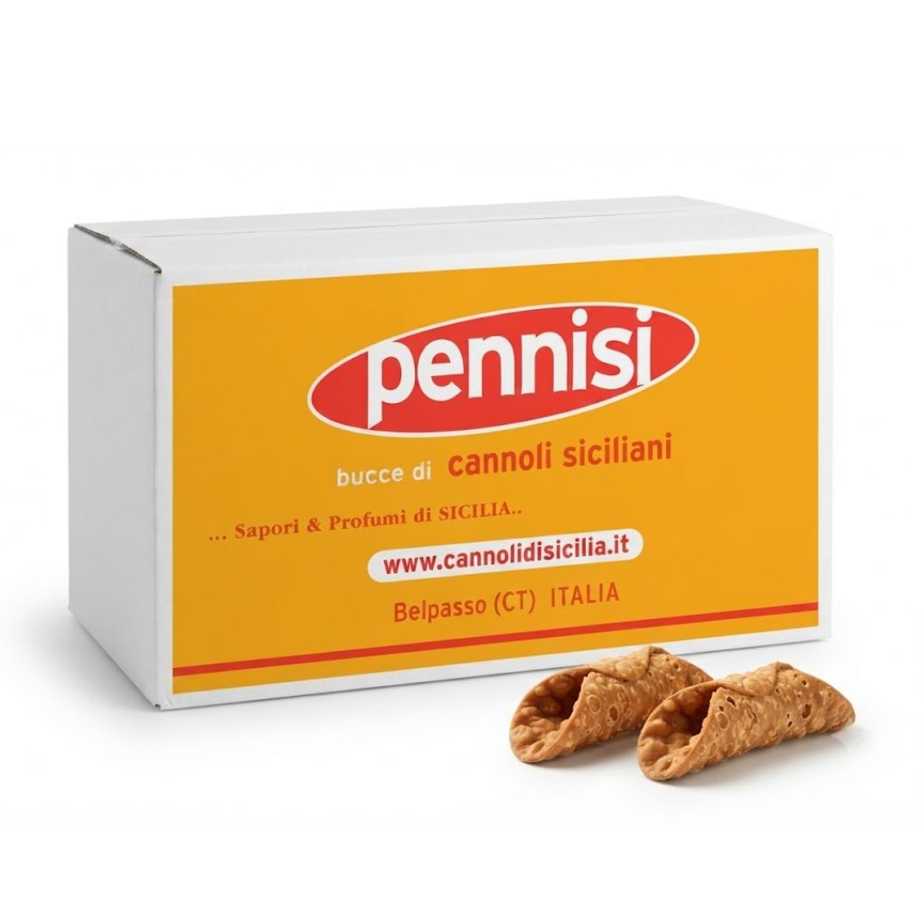 Pennisi Sicilian Cannoli Shells Small, ~0.35oz x 350 Pcs 1