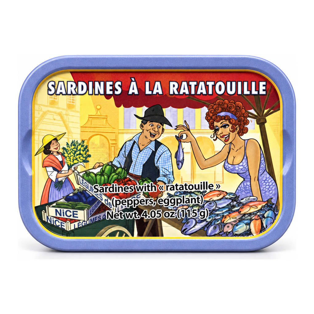 Ferrigno Sardines with Ratatouille Vegetables 1
