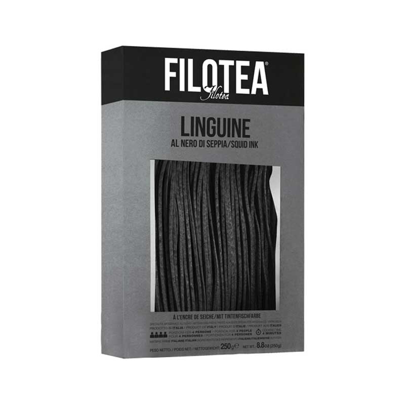 Filotea Squid Ink Linguine Egg Pasta 1