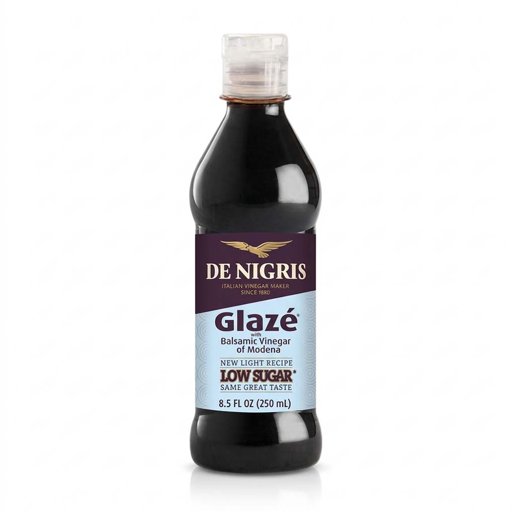 De Nigris Balsamic Vinegar Glaze, Low Sugar 1