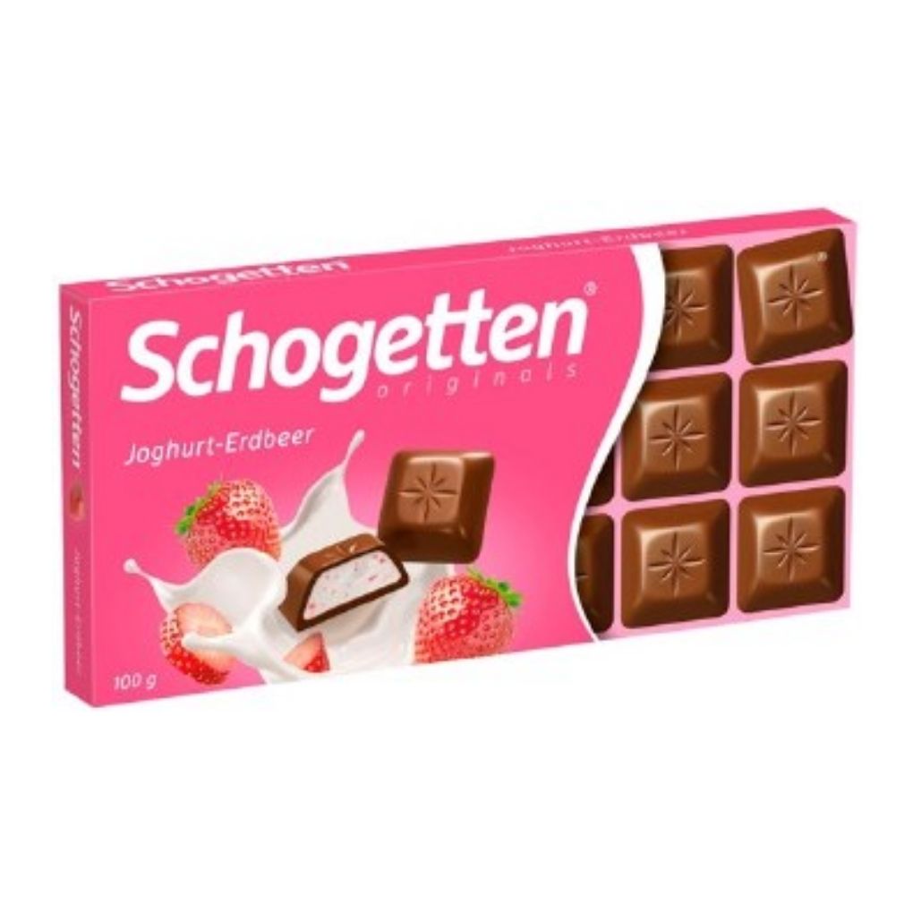 Schogetten Strawberry Yogurt Chocolate Bar 1