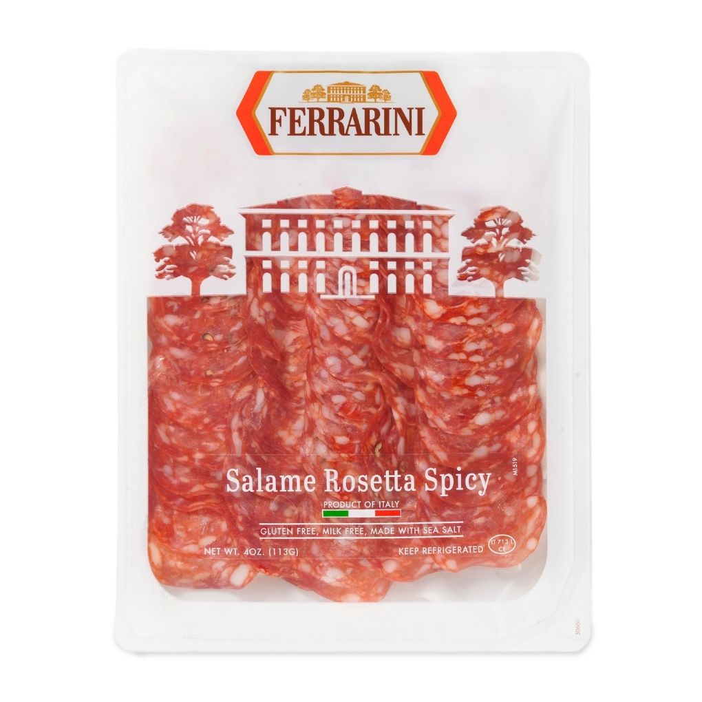 Ferrarini Spicy Rosetta Salami, Sliced 2