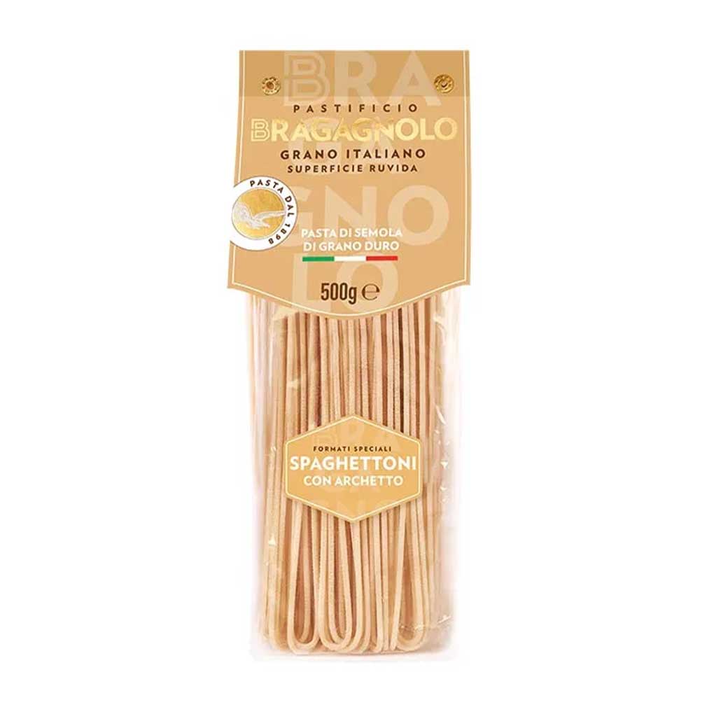 Bragagnolo Spaghettoni con Archetto Pasta, Bronze Cut 1