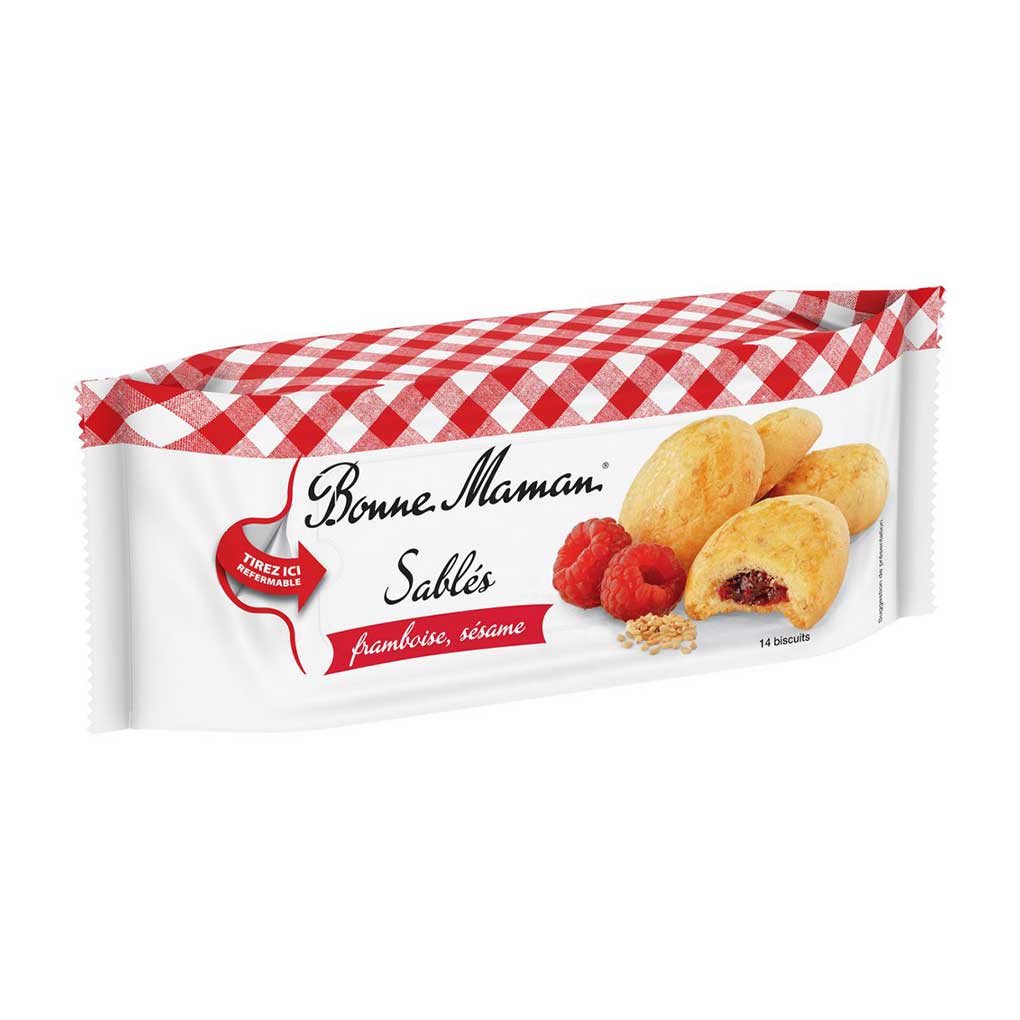 Bonne Maman Raspberry Filled Sables Cookies 1