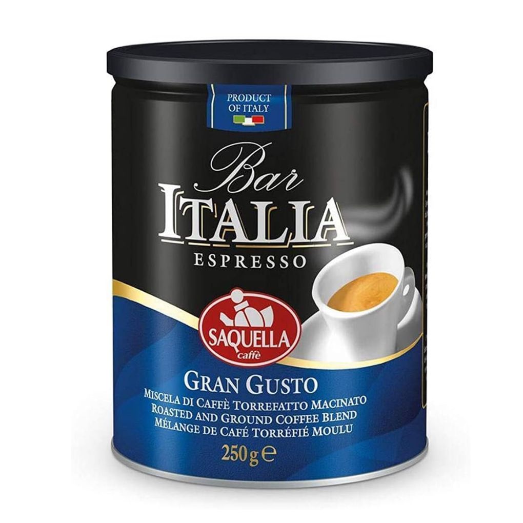 Saquella Gran Gusto Espresso Ground Coffee 1