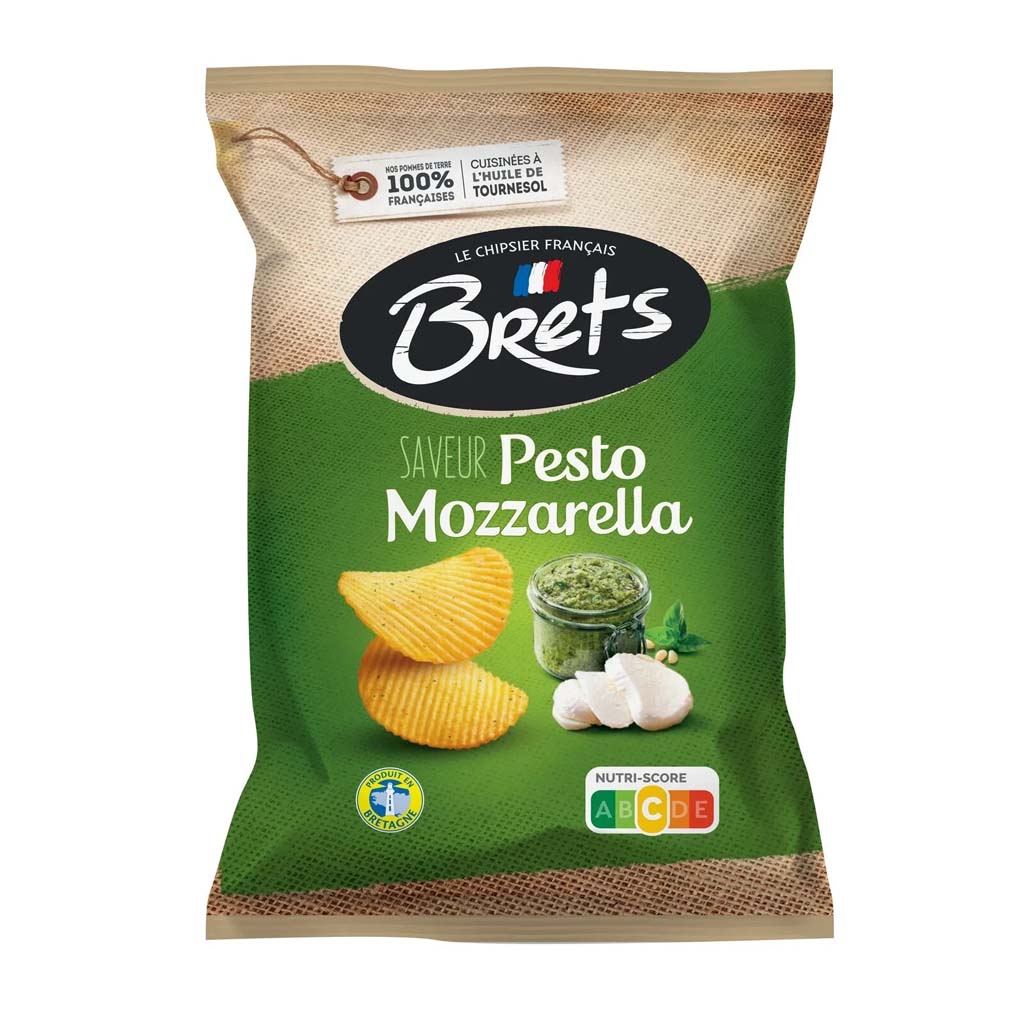 Brets Pesto & Mozzarella Potato Chips 1