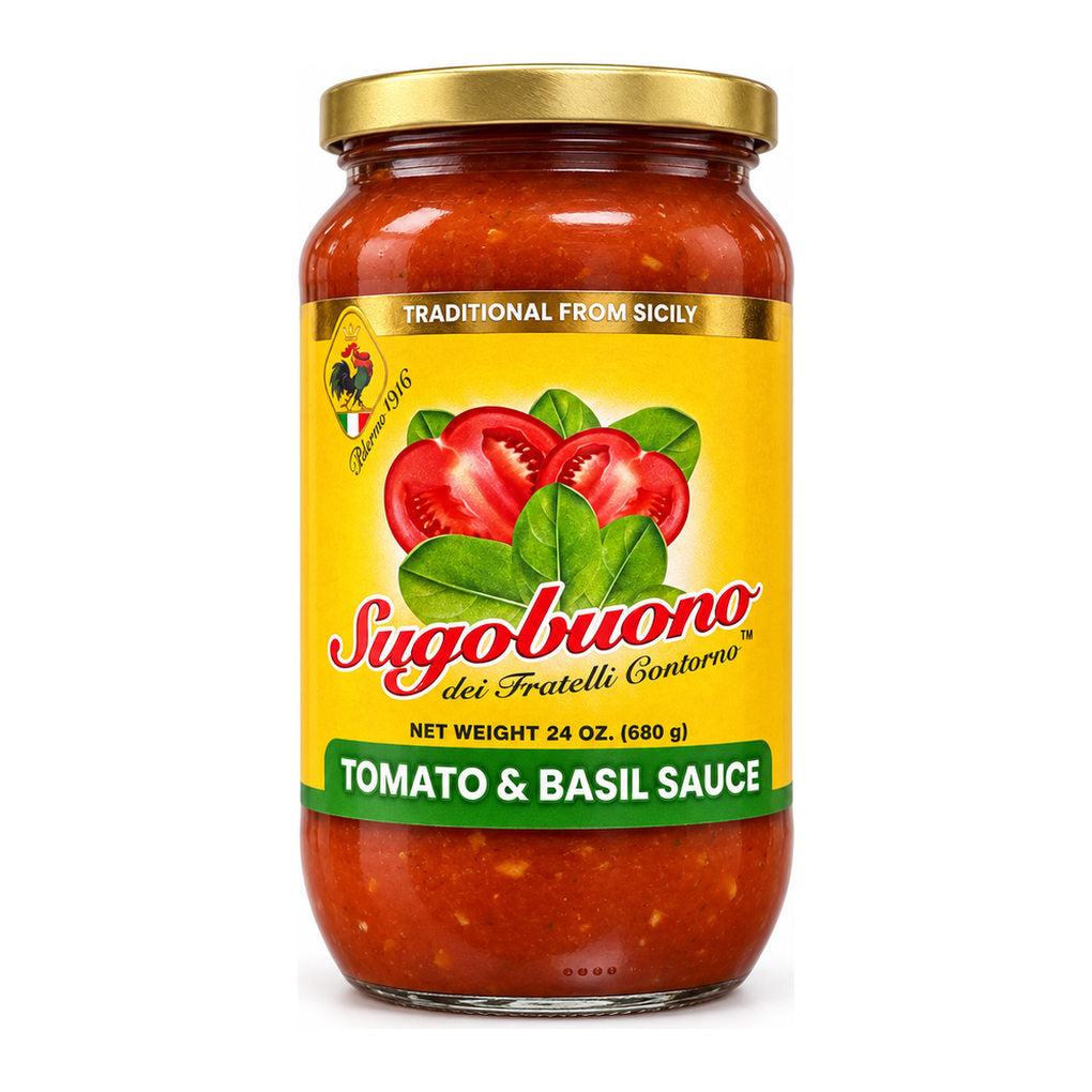 Fratelli Contorno Sicilian Tomato and Basil Sauce 1