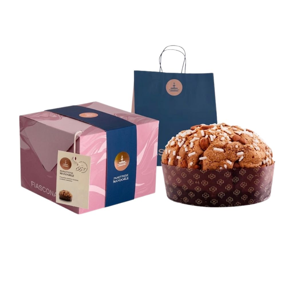 Fiasconaro Preorder: Panettone Mandorle with Whole Almonds 1